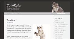 Desktop Screenshot of codekata.pragprog.com