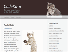Tablet Screenshot of codekata.pragprog.com